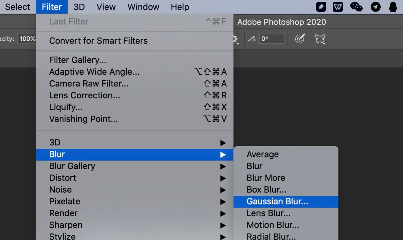 Gaussian Blur | Photoshop